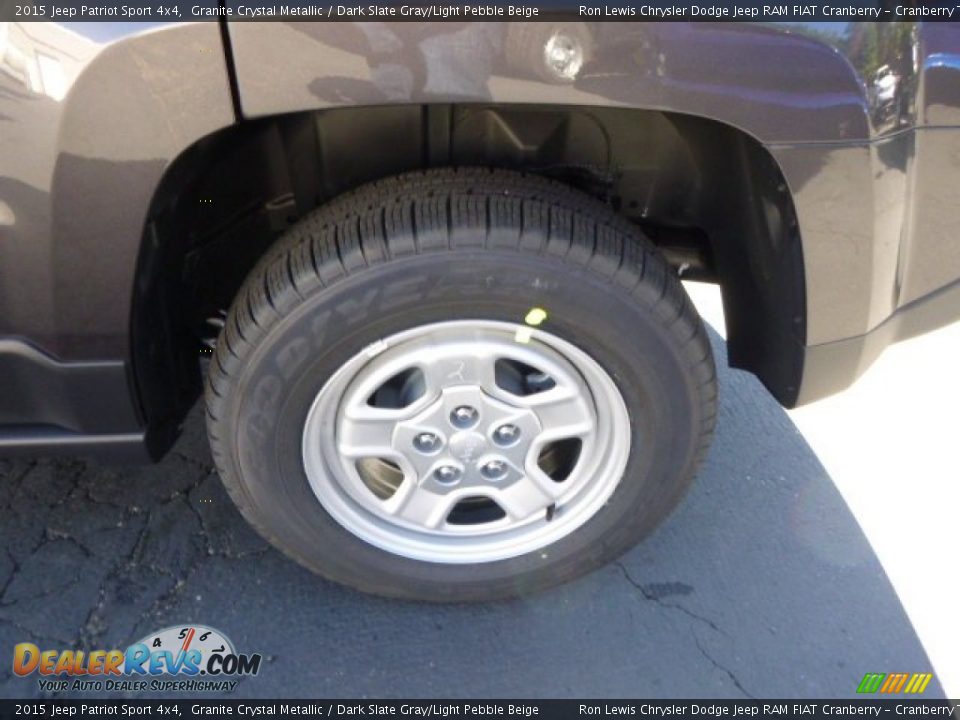 2015 Jeep Patriot Sport 4x4 Granite Crystal Metallic / Dark Slate Gray/Light Pebble Beige Photo #9