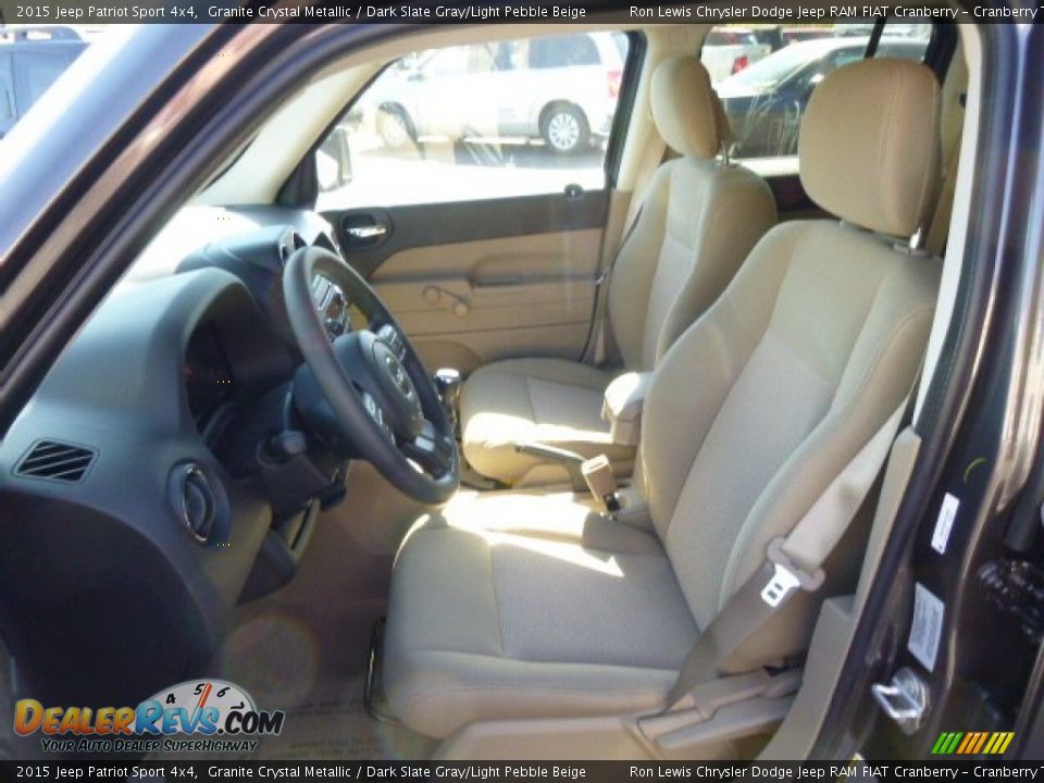 2015 Jeep Patriot Sport 4x4 Granite Crystal Metallic / Dark Slate Gray/Light Pebble Beige Photo #10