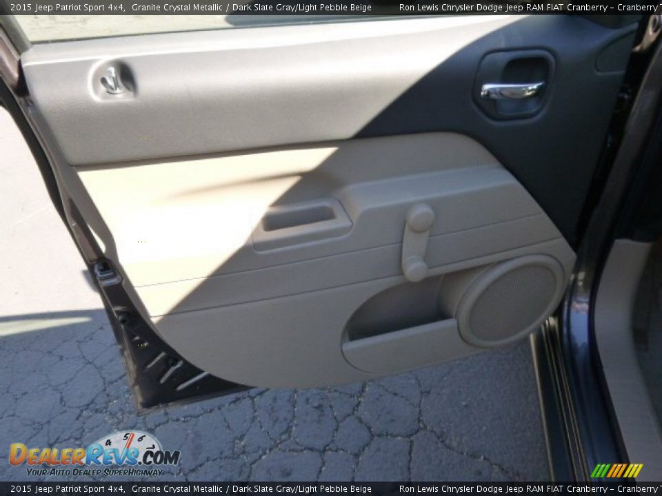 2015 Jeep Patriot Sport 4x4 Granite Crystal Metallic / Dark Slate Gray/Light Pebble Beige Photo #11