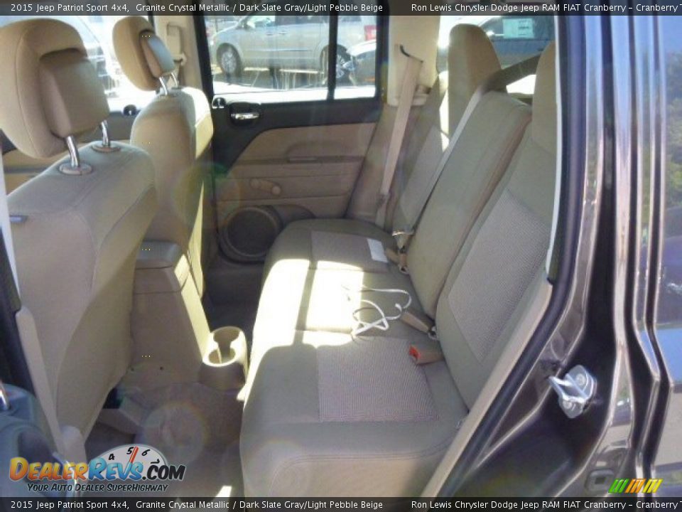 2015 Jeep Patriot Sport 4x4 Granite Crystal Metallic / Dark Slate Gray/Light Pebble Beige Photo #12
