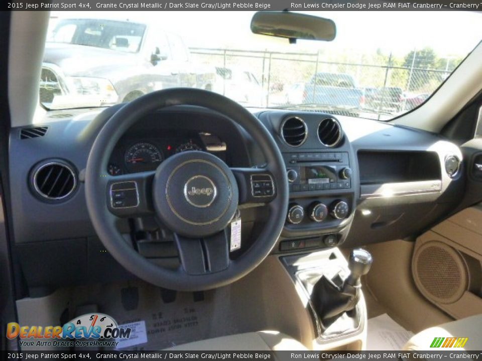 2015 Jeep Patriot Sport 4x4 Granite Crystal Metallic / Dark Slate Gray/Light Pebble Beige Photo #14