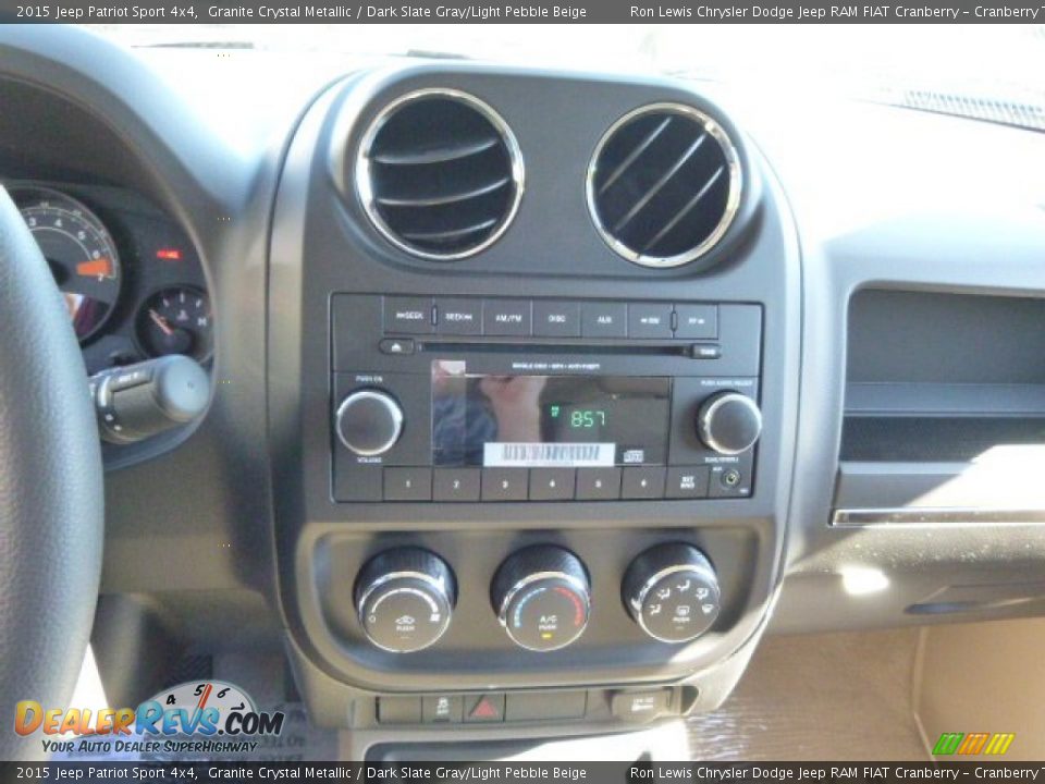 2015 Jeep Patriot Sport 4x4 Granite Crystal Metallic / Dark Slate Gray/Light Pebble Beige Photo #16
