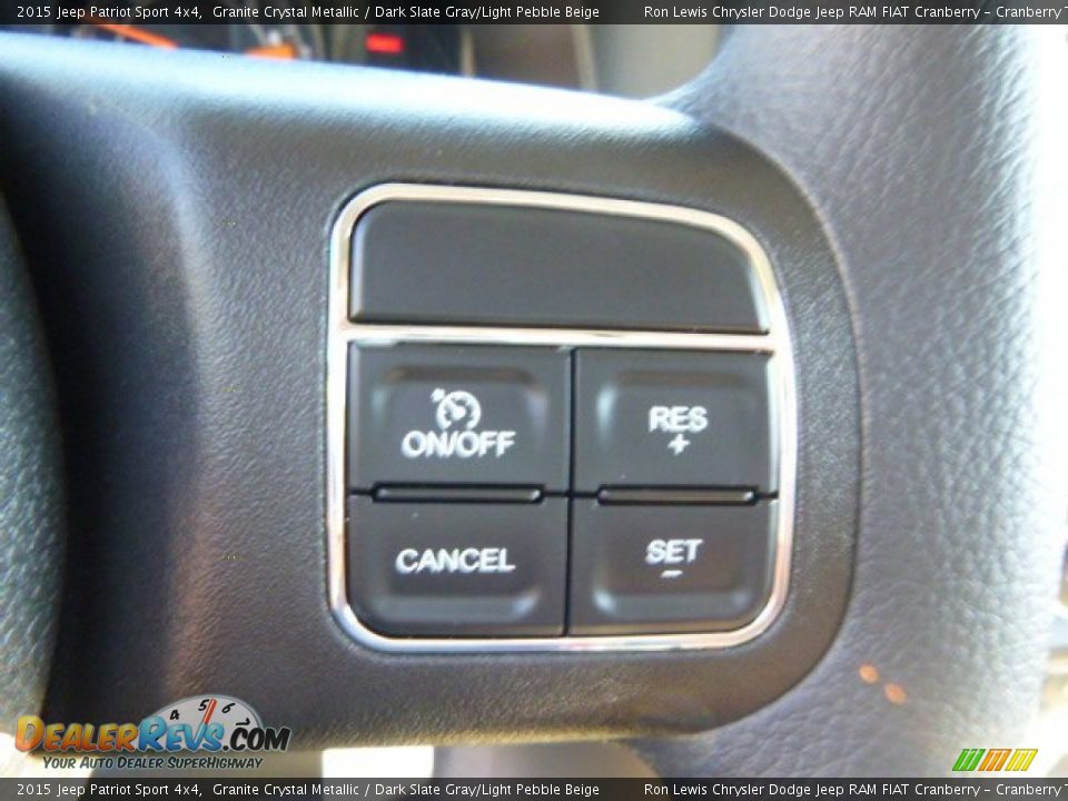 2015 Jeep Patriot Sport 4x4 Granite Crystal Metallic / Dark Slate Gray/Light Pebble Beige Photo #18