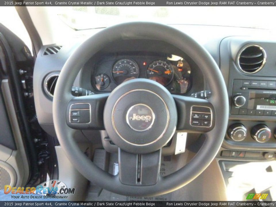 2015 Jeep Patriot Sport 4x4 Granite Crystal Metallic / Dark Slate Gray/Light Pebble Beige Photo #19