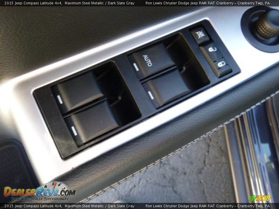 2015 Jeep Compass Latitude 4x4 Maximum Steel Metallic / Dark Slate Gray Photo #15