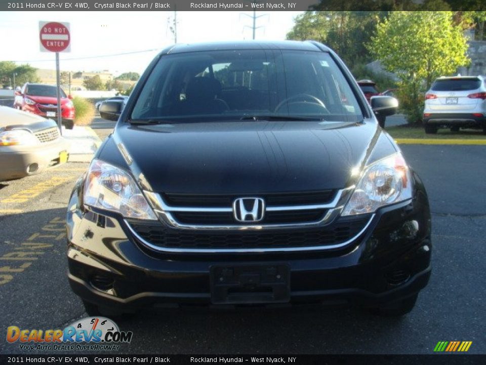 2011 Honda CR-V EX 4WD Crystal Black Pearl / Black Photo #2
