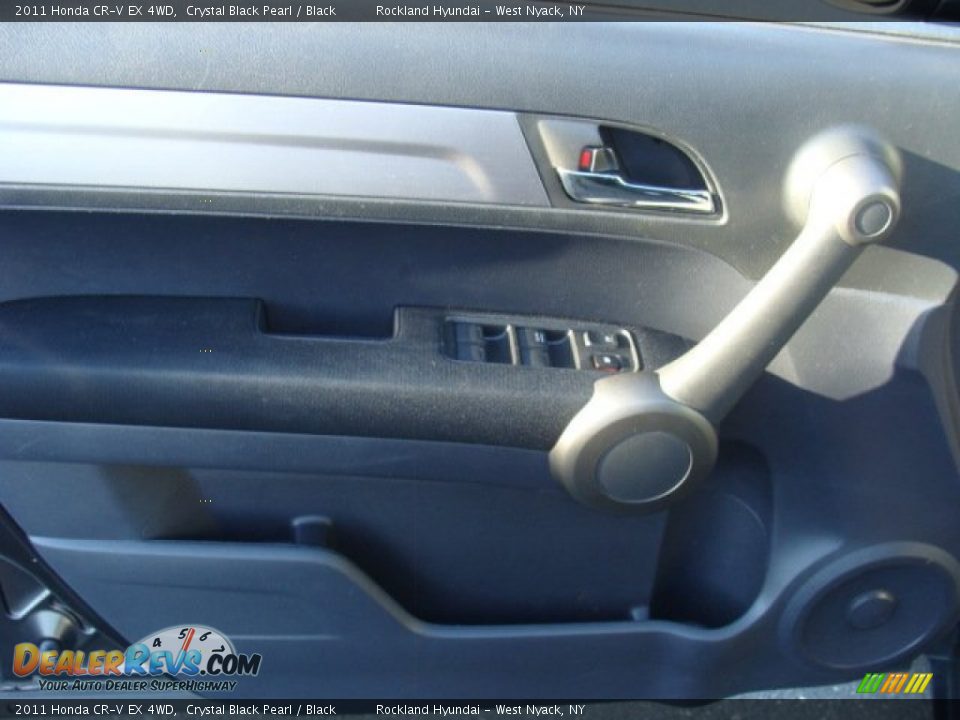 2011 Honda CR-V EX 4WD Crystal Black Pearl / Black Photo #7