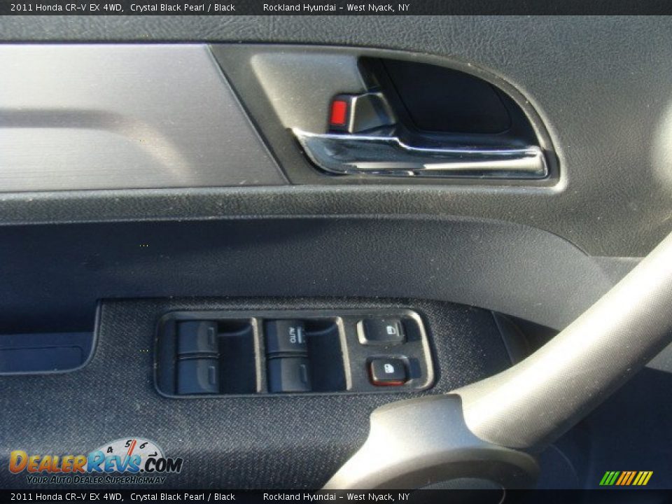 2011 Honda CR-V EX 4WD Crystal Black Pearl / Black Photo #8