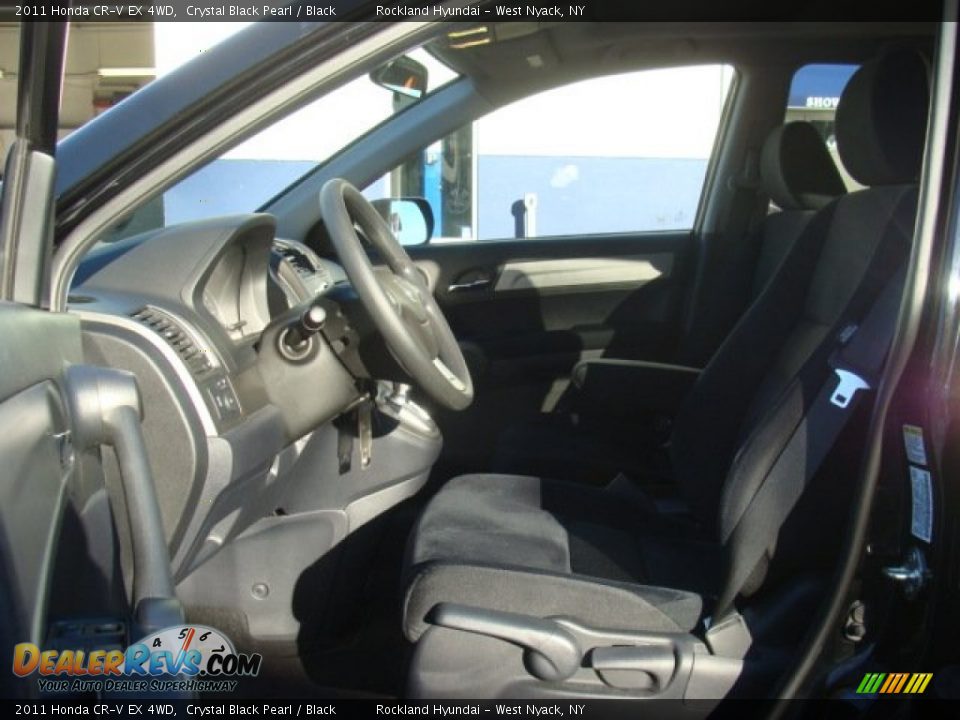 2011 Honda CR-V EX 4WD Crystal Black Pearl / Black Photo #10