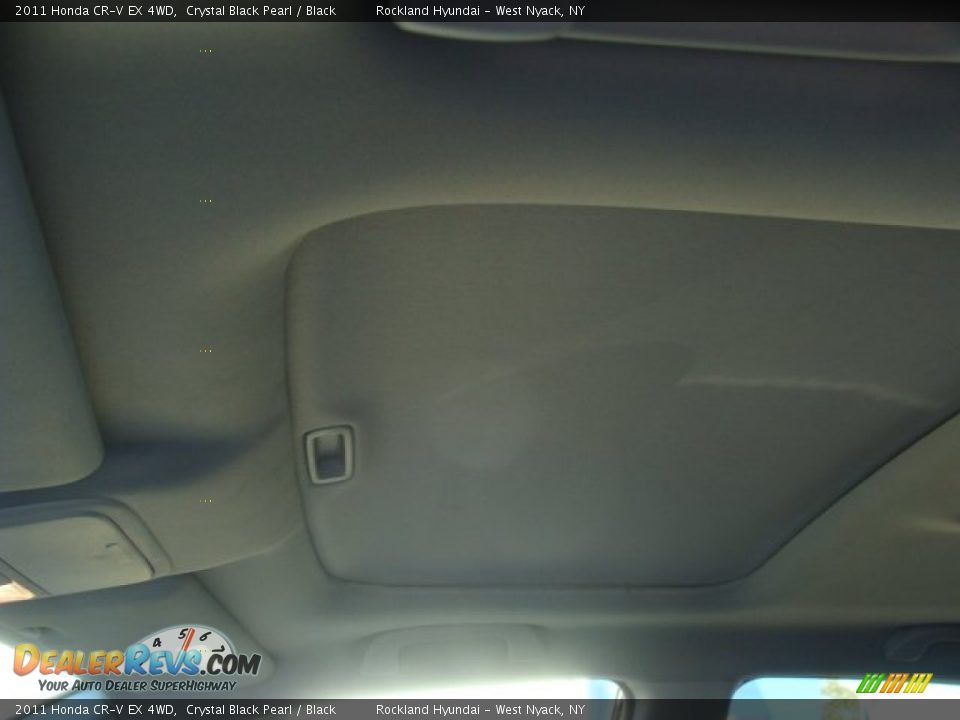 2011 Honda CR-V EX 4WD Crystal Black Pearl / Black Photo #11