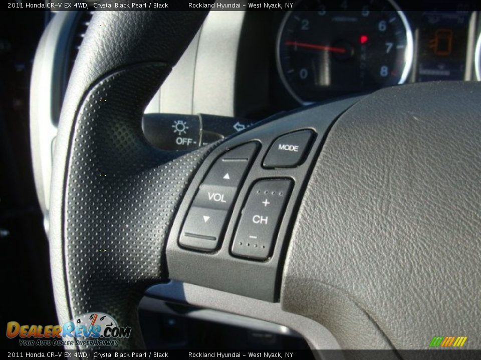 2011 Honda CR-V EX 4WD Crystal Black Pearl / Black Photo #15