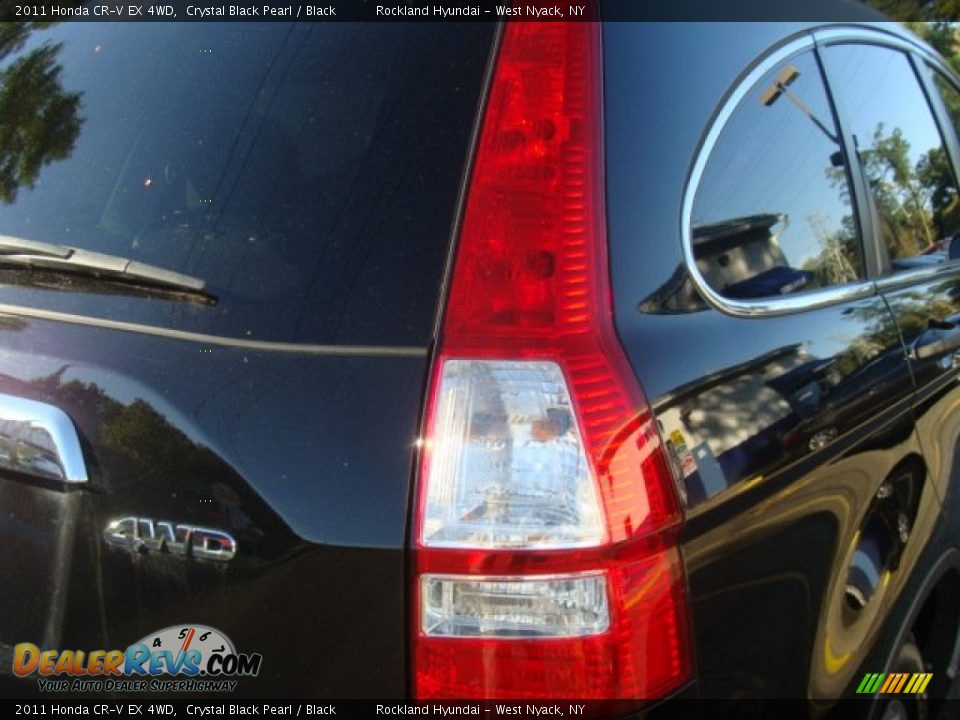 2011 Honda CR-V EX 4WD Crystal Black Pearl / Black Photo #22