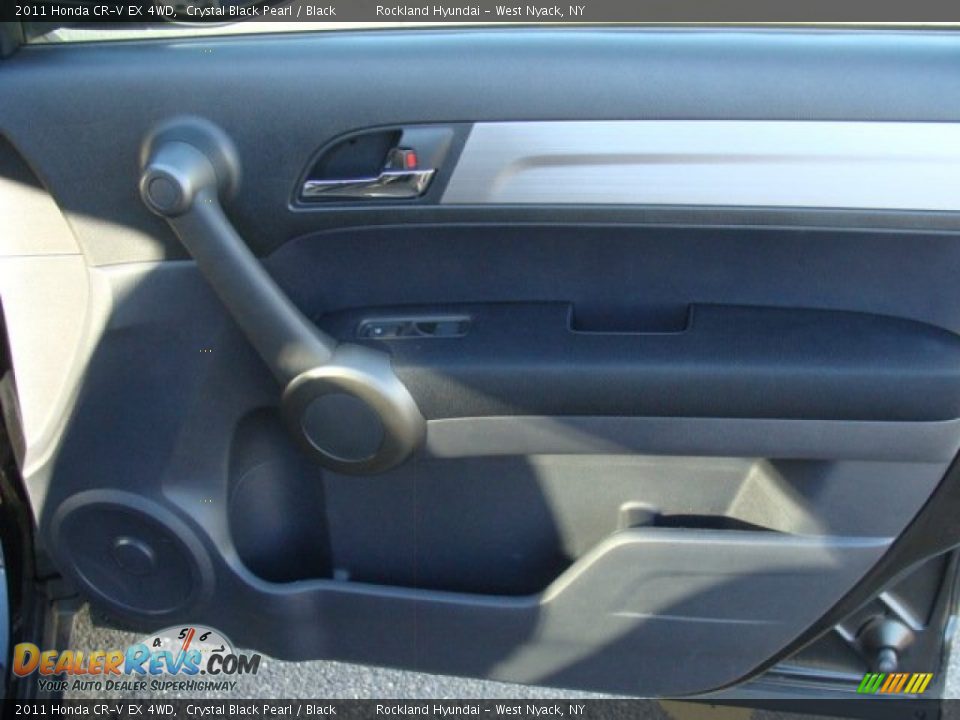 2011 Honda CR-V EX 4WD Crystal Black Pearl / Black Photo #24
