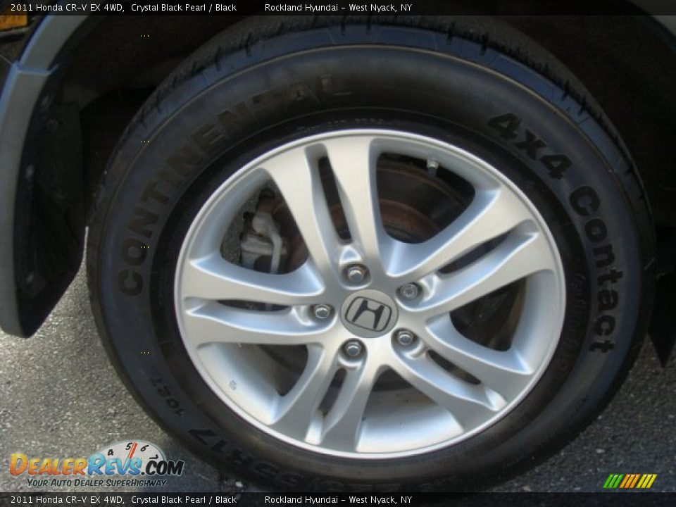 2011 Honda CR-V EX 4WD Crystal Black Pearl / Black Photo #27