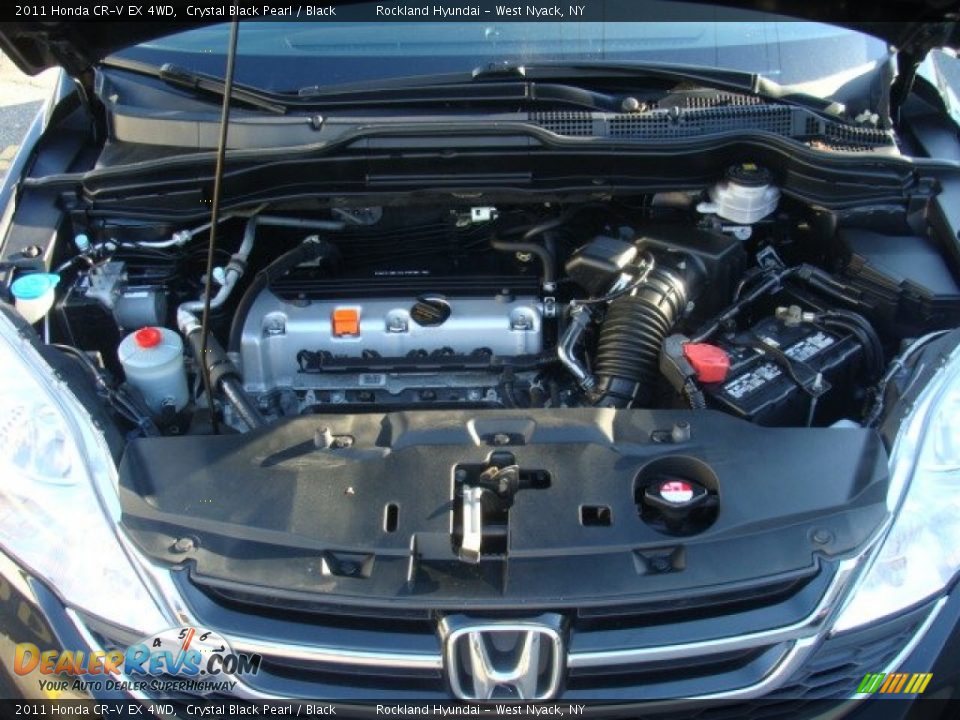 2011 Honda CR-V EX 4WD Crystal Black Pearl / Black Photo #28