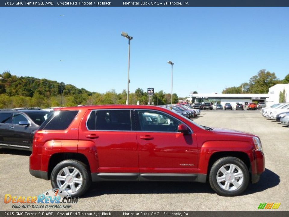 2015 GMC Terrain SLE AWD Crystal Red Tintcoat / Jet Black Photo #4