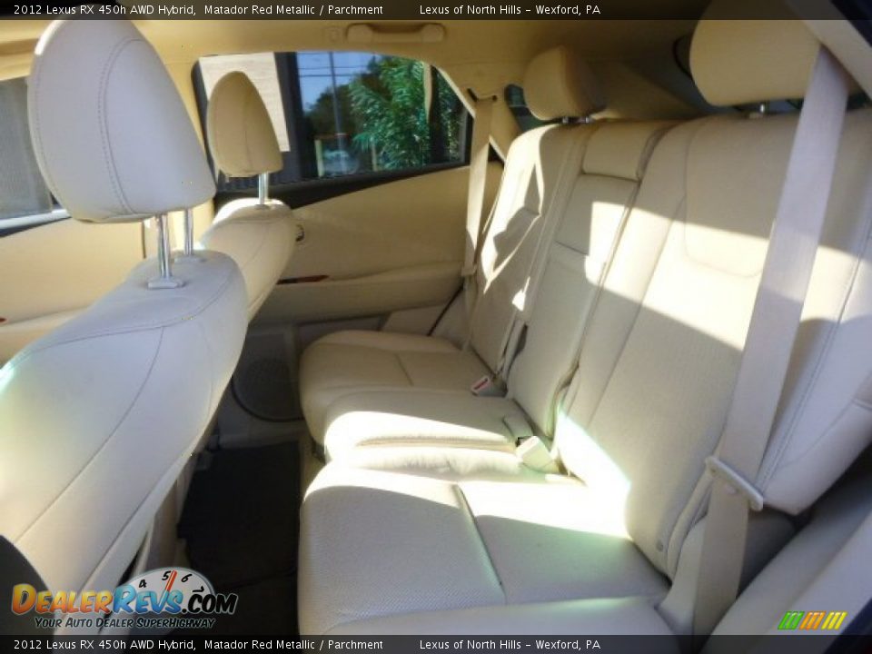 2012 Lexus RX 450h AWD Hybrid Matador Red Metallic / Parchment Photo #11