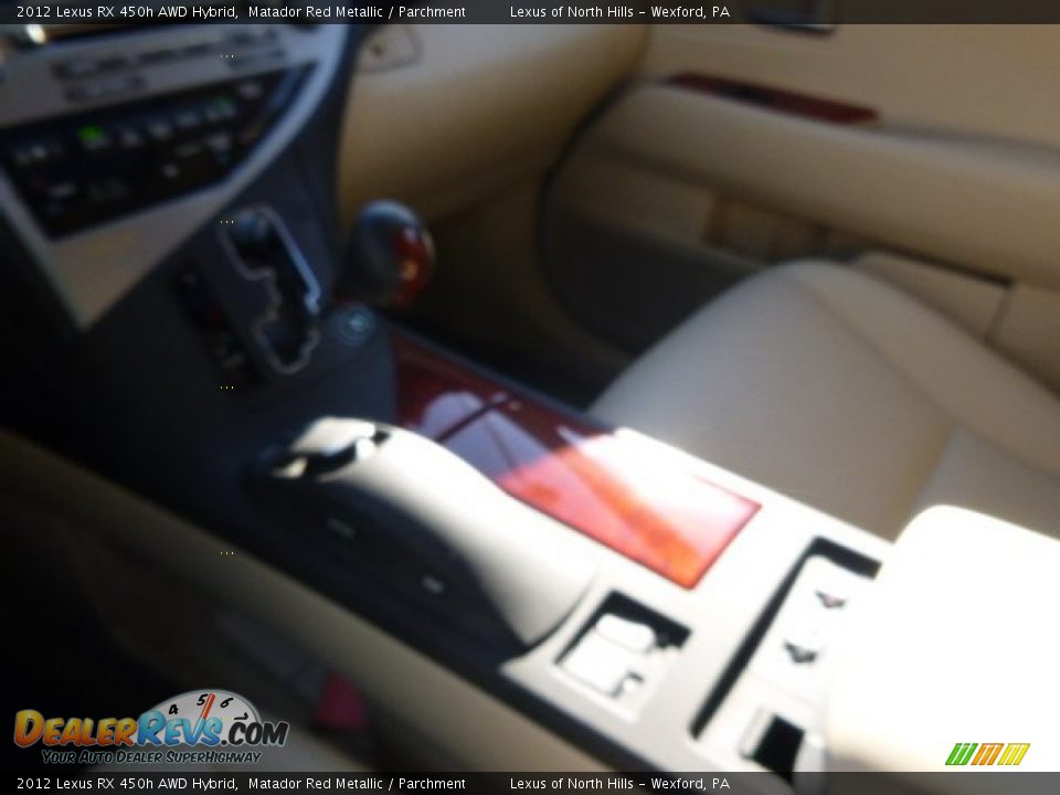2012 Lexus RX 450h AWD Hybrid Matador Red Metallic / Parchment Photo #16