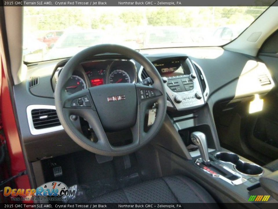 2015 GMC Terrain SLE AWD Crystal Red Tintcoat / Jet Black Photo #14
