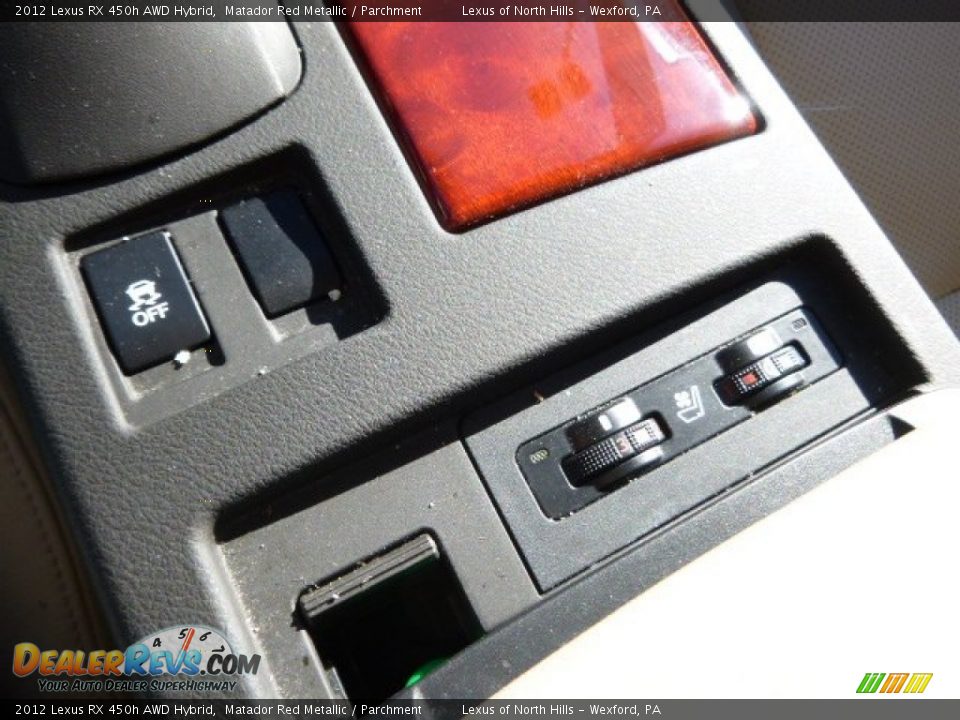 2012 Lexus RX 450h AWD Hybrid Matador Red Metallic / Parchment Photo #17