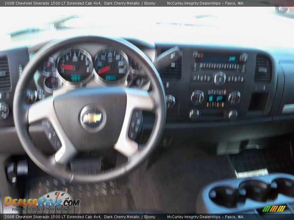 2008 Chevrolet Silverado 1500 LT Extended Cab 4x4 Dark Cherry Metallic / Ebony Photo #6