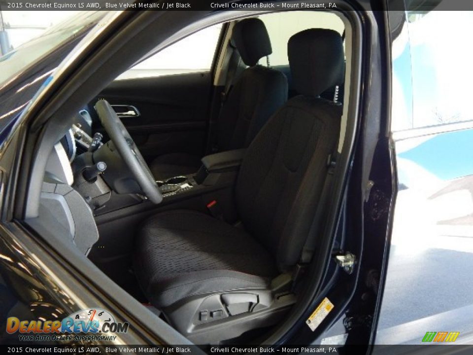 2015 Chevrolet Equinox LS AWD Blue Velvet Metallic / Jet Black Photo #9