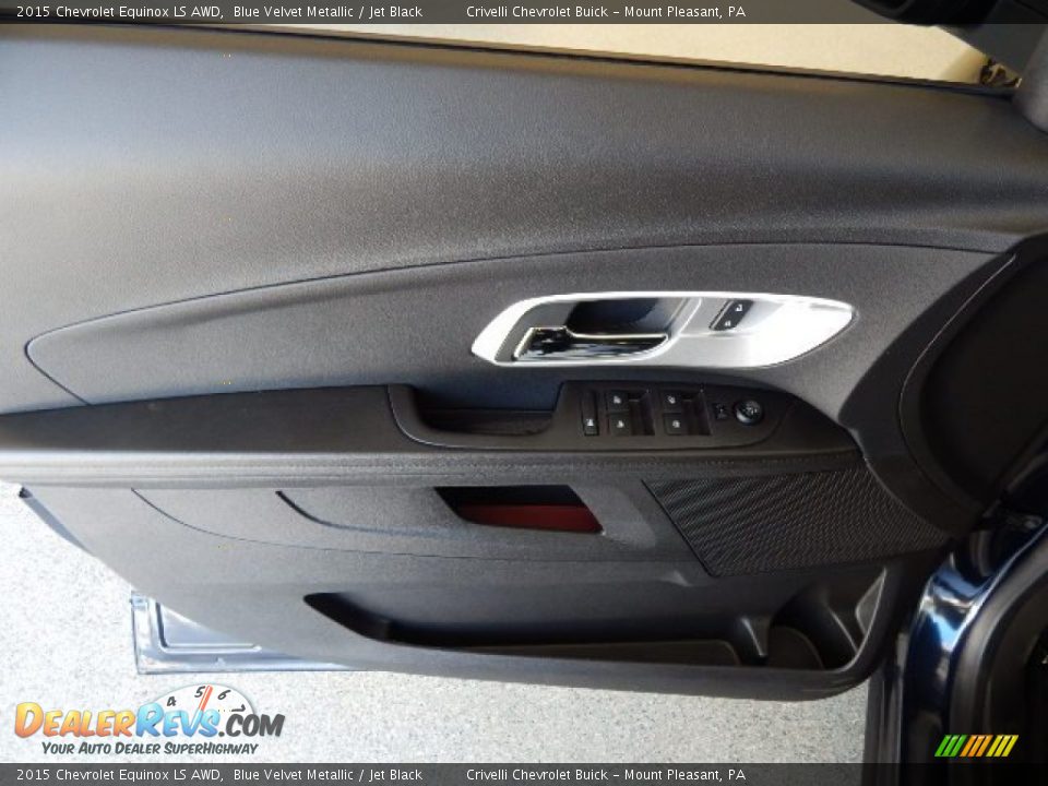 2015 Chevrolet Equinox LS AWD Blue Velvet Metallic / Jet Black Photo #12