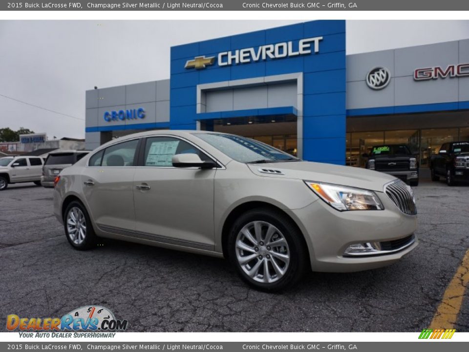 2015 Buick LaCrosse FWD Champagne Silver Metallic / Light Neutral/Cocoa Photo #1
