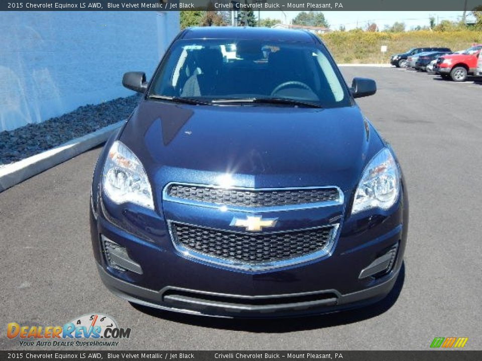 2015 Chevrolet Equinox LS AWD Blue Velvet Metallic / Jet Black Photo #4