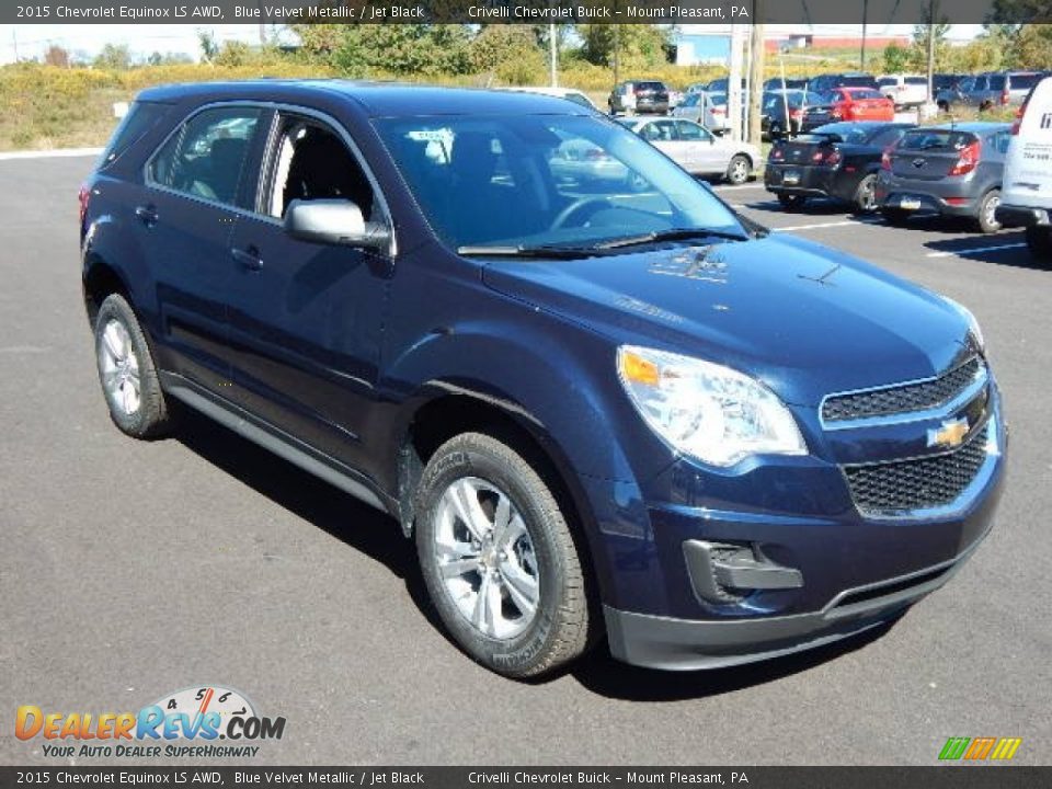 2015 Chevrolet Equinox LS AWD Blue Velvet Metallic / Jet Black Photo #5
