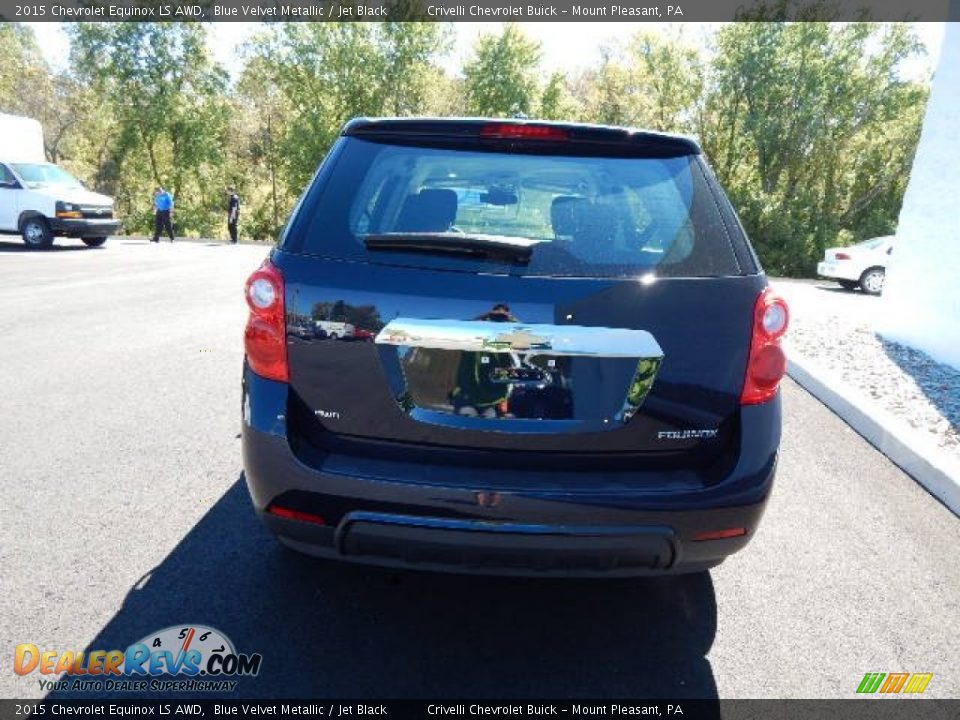 2015 Chevrolet Equinox LS AWD Blue Velvet Metallic / Jet Black Photo #6