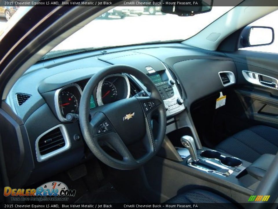 2015 Chevrolet Equinox LS AWD Blue Velvet Metallic / Jet Black Photo #8