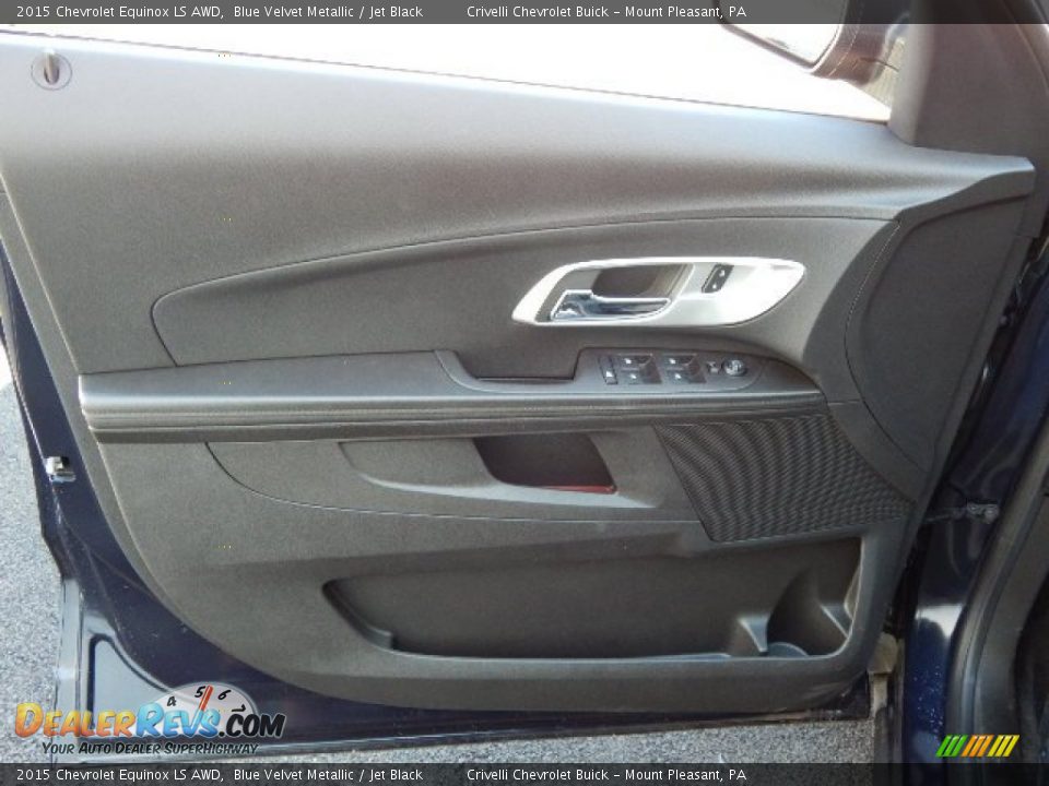 2015 Chevrolet Equinox LS AWD Blue Velvet Metallic / Jet Black Photo #9