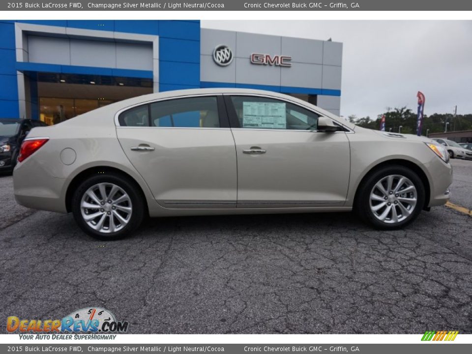 2015 Buick LaCrosse FWD Champagne Silver Metallic / Light Neutral/Cocoa Photo #8