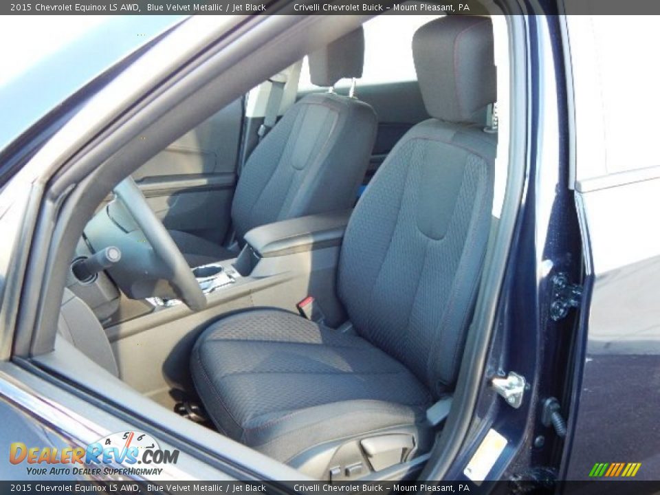 2015 Chevrolet Equinox LS AWD Blue Velvet Metallic / Jet Black Photo #10