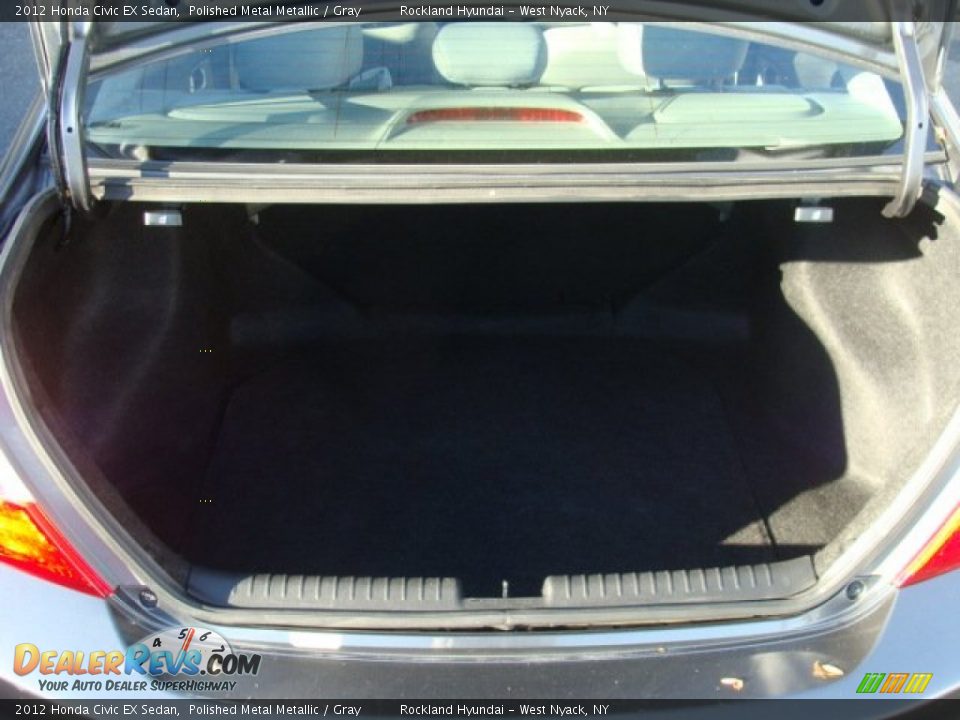 2012 Honda Civic EX Sedan Polished Metal Metallic / Gray Photo #21