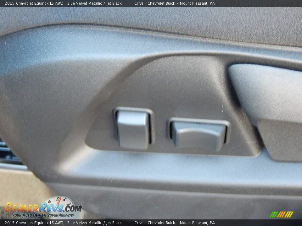2015 Chevrolet Equinox LS AWD Blue Velvet Metallic / Jet Black Photo #11