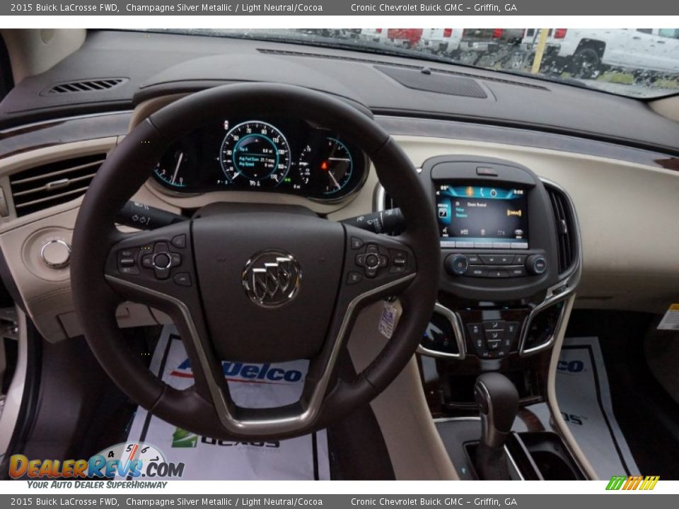 2015 Buick LaCrosse FWD Champagne Silver Metallic / Light Neutral/Cocoa Photo #10