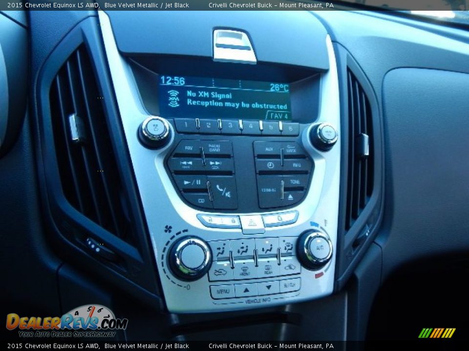 2015 Chevrolet Equinox LS AWD Blue Velvet Metallic / Jet Black Photo #12