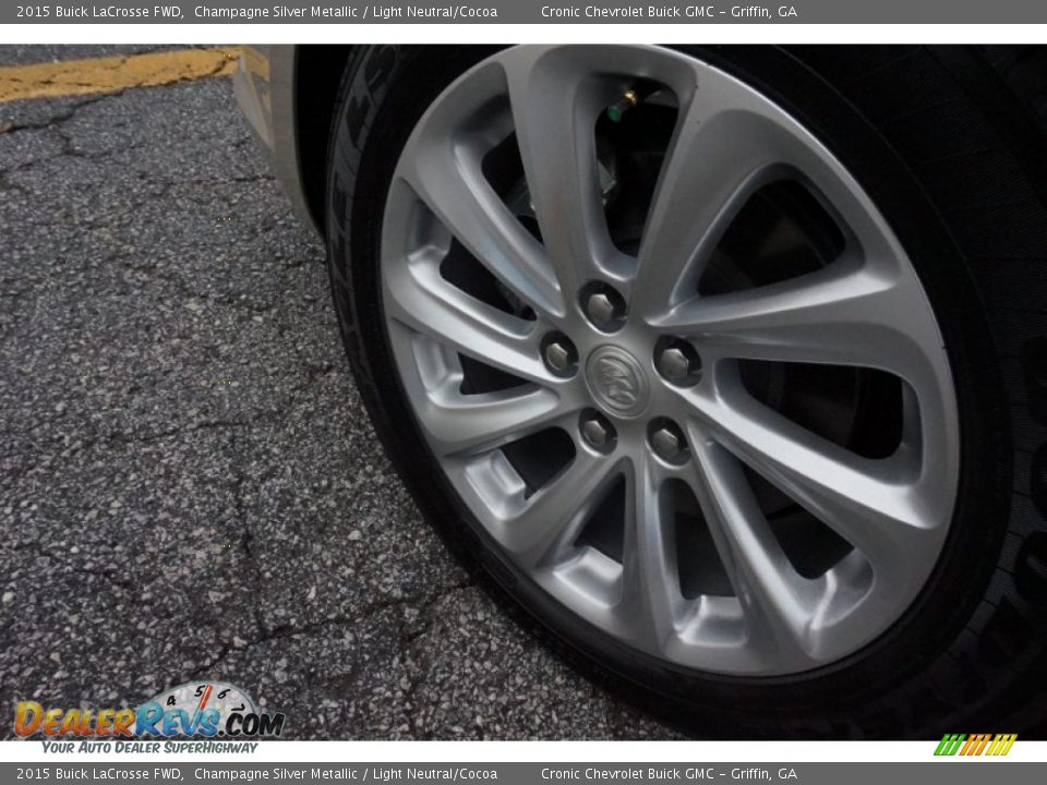 2015 Buick LaCrosse FWD Champagne Silver Metallic / Light Neutral/Cocoa Photo #11