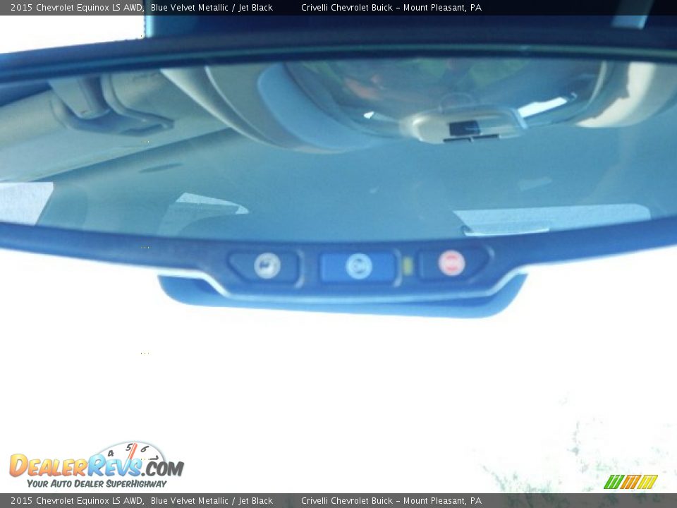 2015 Chevrolet Equinox LS AWD Blue Velvet Metallic / Jet Black Photo #15