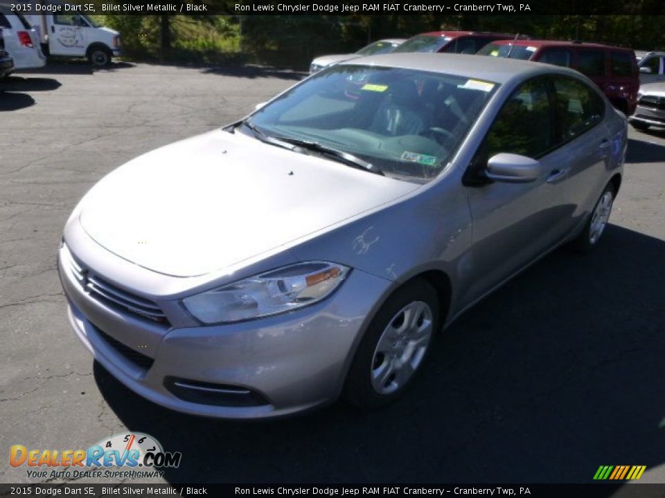 2015 Dodge Dart SE Billet Silver Metallic / Black Photo #2
