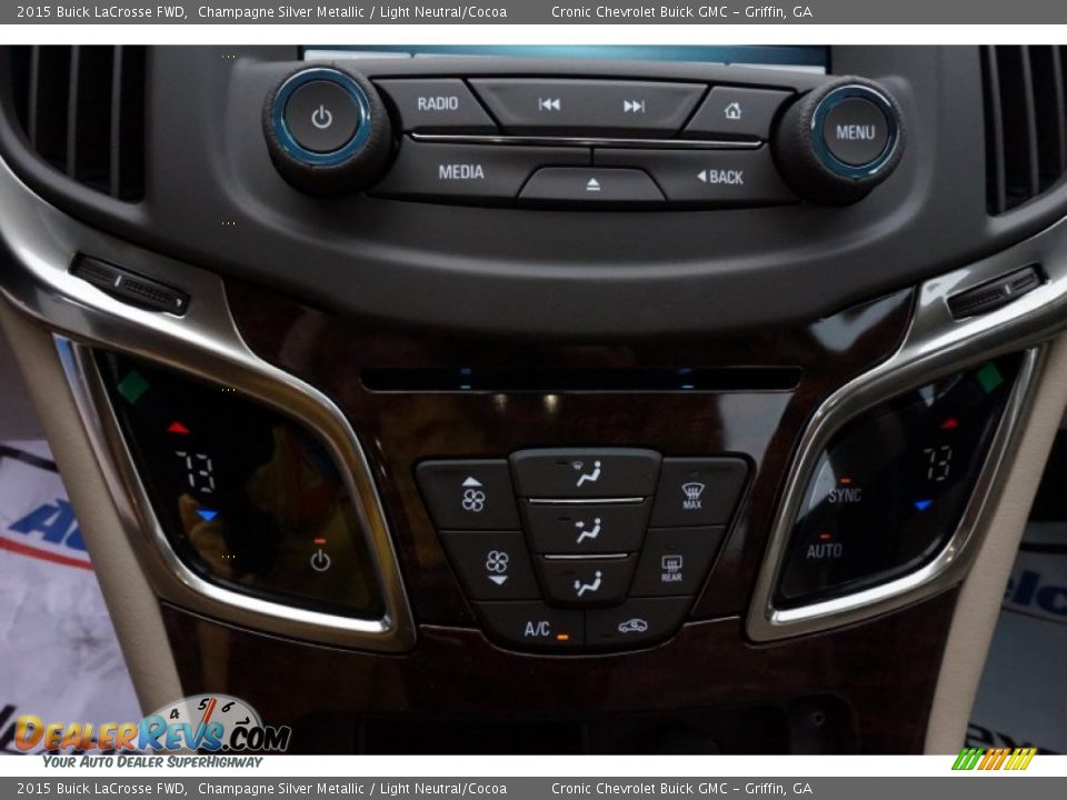 2015 Buick LaCrosse FWD Champagne Silver Metallic / Light Neutral/Cocoa Photo #15