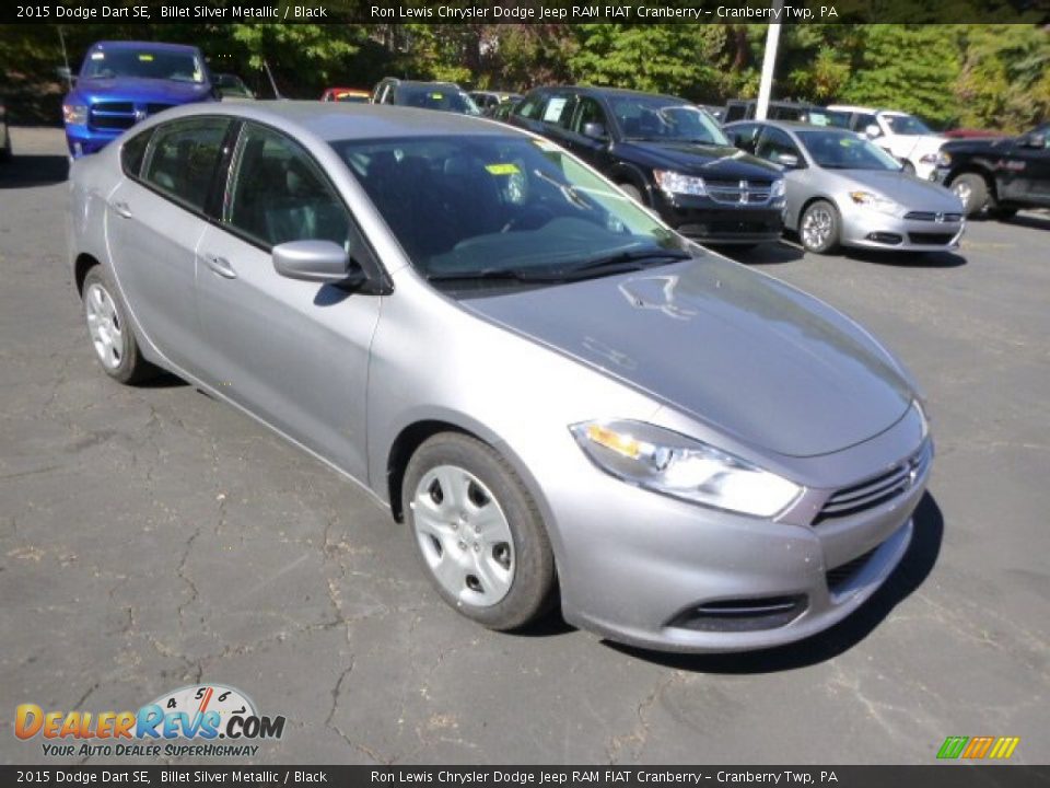2015 Dodge Dart SE Billet Silver Metallic / Black Photo #4
