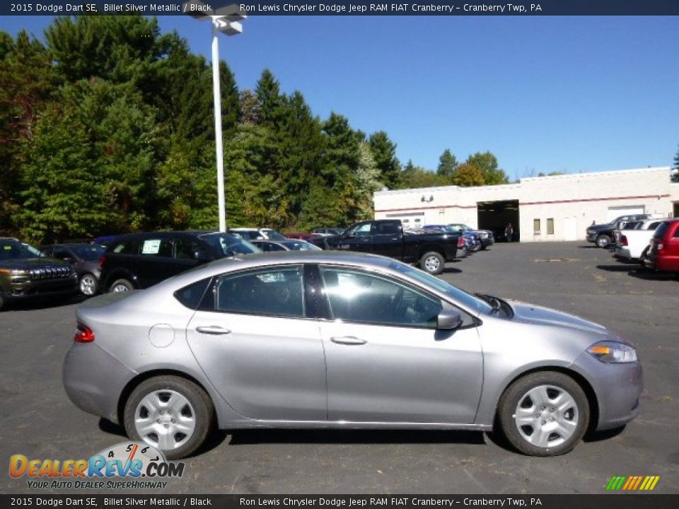 2015 Dodge Dart SE Billet Silver Metallic / Black Photo #5