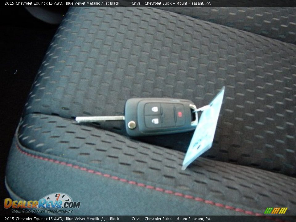 2015 Chevrolet Equinox LS AWD Blue Velvet Metallic / Jet Black Photo #19