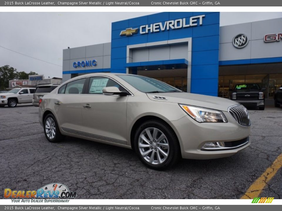 2015 Buick LaCrosse Leather Champagne Silver Metallic / Light Neutral/Cocoa Photo #1