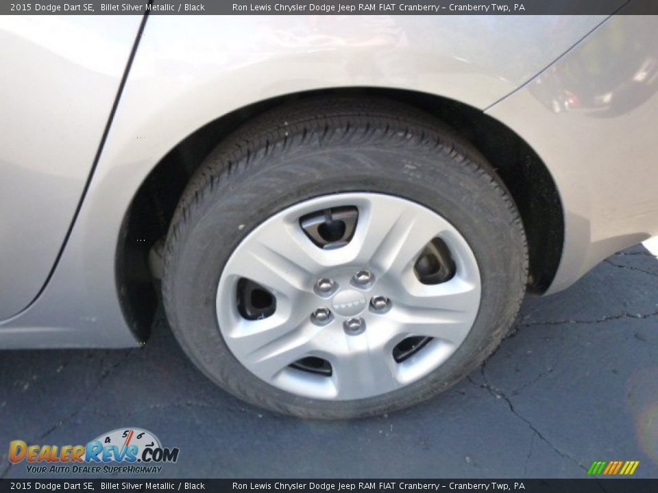 2015 Dodge Dart SE Billet Silver Metallic / Black Photo #9