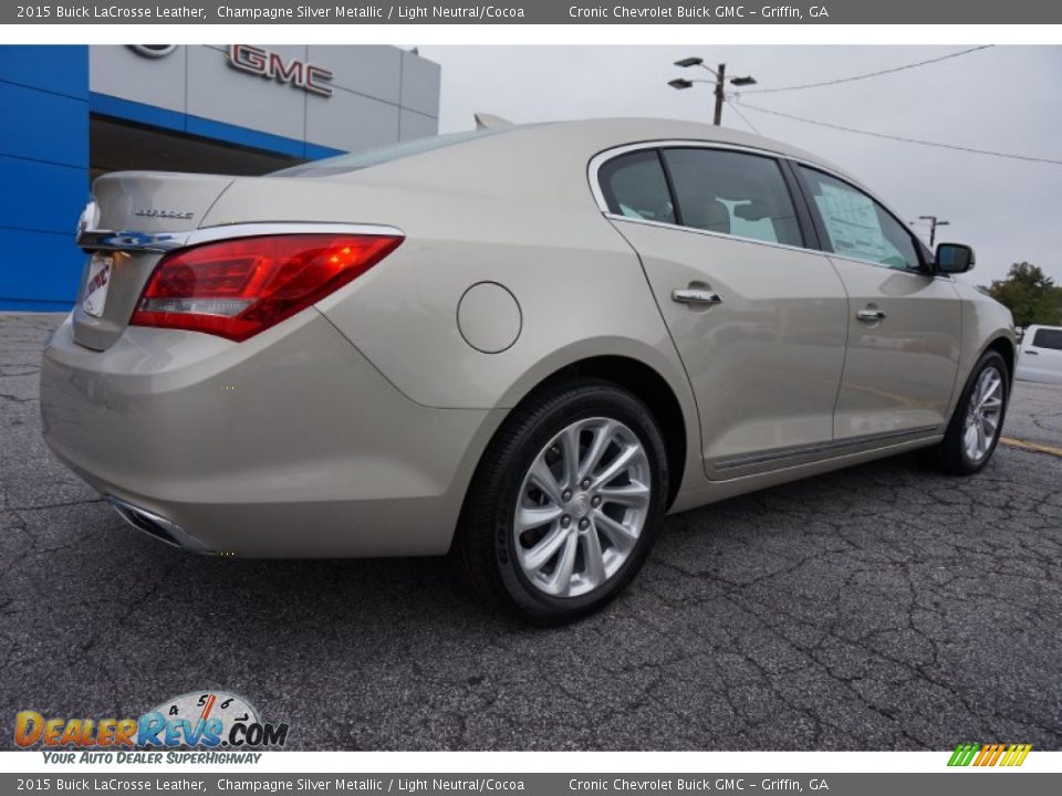 2015 Buick LaCrosse Leather Champagne Silver Metallic / Light Neutral/Cocoa Photo #7