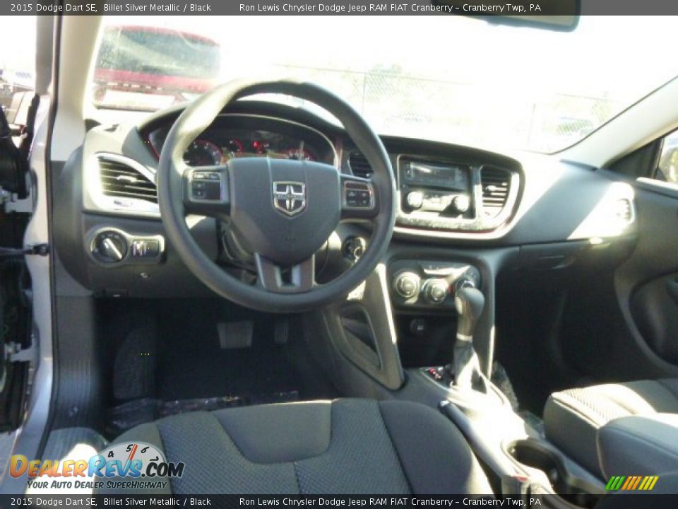 2015 Dodge Dart SE Billet Silver Metallic / Black Photo #14